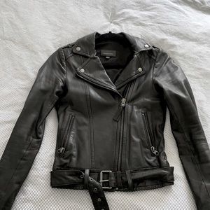 Aritzia Mackage Florica leather jacket XXS